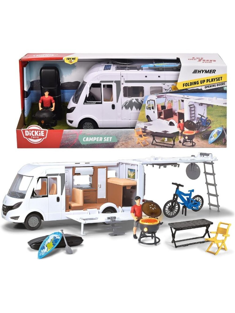 Camper Toy with Opening Doors, Lights & Sounds - Fun Play Vehicle for Kids